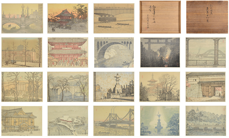 Kimura Hyakuboku “18 Views of Tokyo”