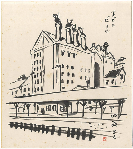 Tsukuda Masamichi “Painting : Ebisu Beer”