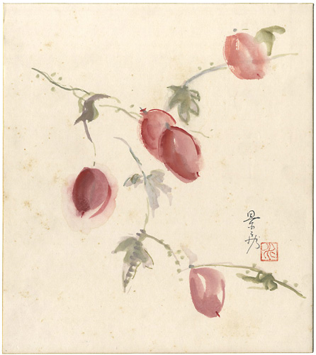 Mizutani Kagefusa “自筆色紙”