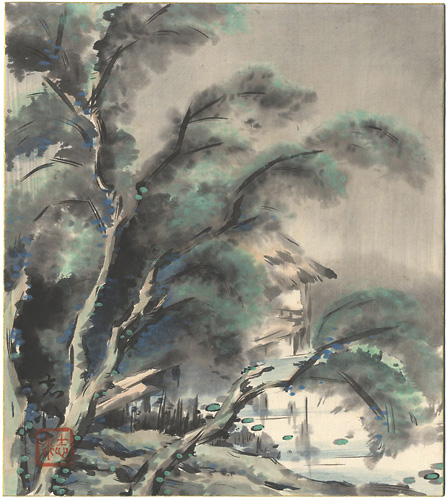 Miyachi Shiko “自筆色紙”