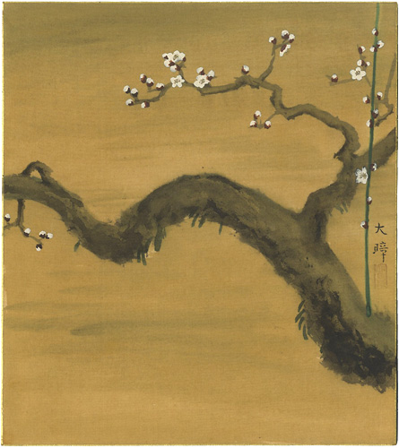 Hirasawa Sadamichi “Painting : White Plum”