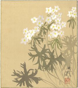 Maruyama Banka / 自筆色紙