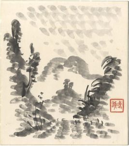 Hirai Takeo / 自筆色紙
