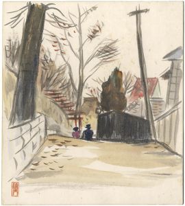 Kanazawa Nobuo / 自筆色紙