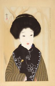 新浮世絵美人合　12月　雪晴れ