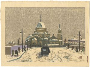 Hiratsuka Unichi / Nikolai-do (Holy Resurrection Cathedral) in Snow