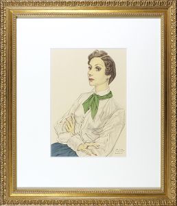 Fujita Tsuguharu (Leonard Foujita) / コンチータ・モンテス夫人像