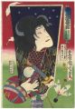 Actors on Battledores / Onoe K......