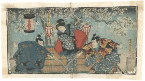 Toyokuni III / Kabuki Actors Print [芝居絵]