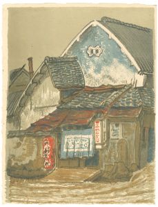 Udon Noodle Shop at Horyuji Temple Village, Nara