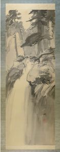 Scroll Painting : Waterfall