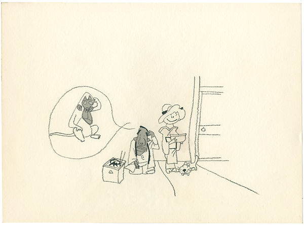 Oba Hiroshi “自筆画稿”