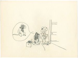 Oba Hiroshi / 自筆画稿