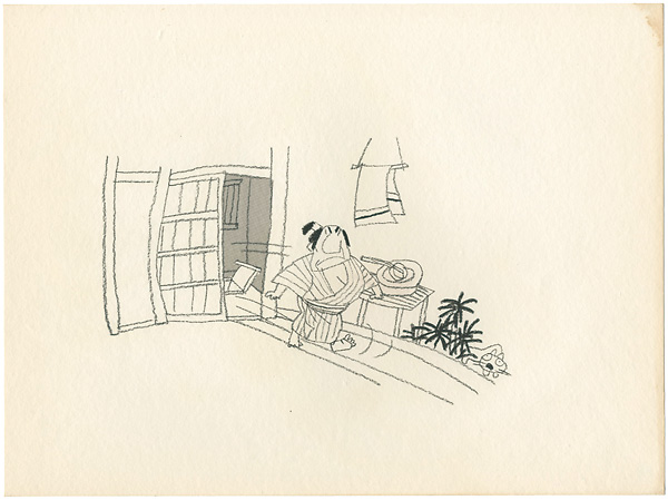 Oba Hiroshi “自筆画稿”