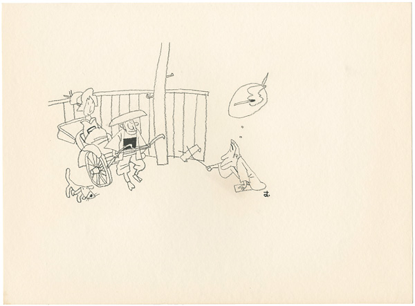 Oba Hiroshi “自筆画稿”