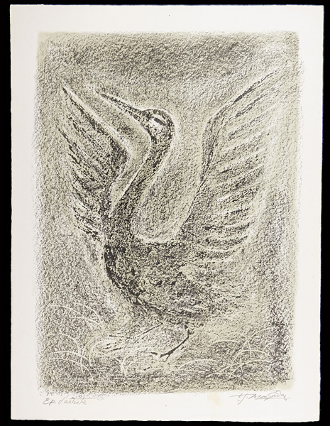 Masuda Yoshinobu “作品（飛びたつ鳥）”