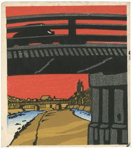 Tokuriki Tomikichiro / Sanjo Bridge,Kyoto