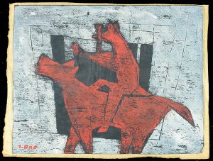 Ono Tadashige / Fox and Horse