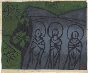 Ono Tadashige / Buddha Statue in the Field