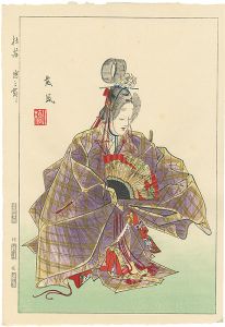 Matsuno Sofu / 12 Months of Noh Pictures / Kakitsubata