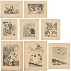 Hieda Kazuho / Illustrations for Bungei Dowa-shu