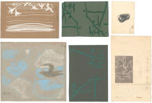 自筆装画・挿絵（円地文子作「離情」より）