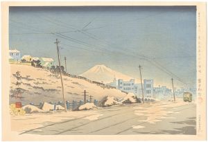 Tokuriki Tomikichiro / 36 Views of Mt. Fuji / Fine Weather Following Snow in Tokyo Ochanomizu