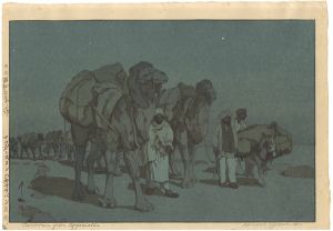 Caravan from Afghanistan on a Moonlight Night