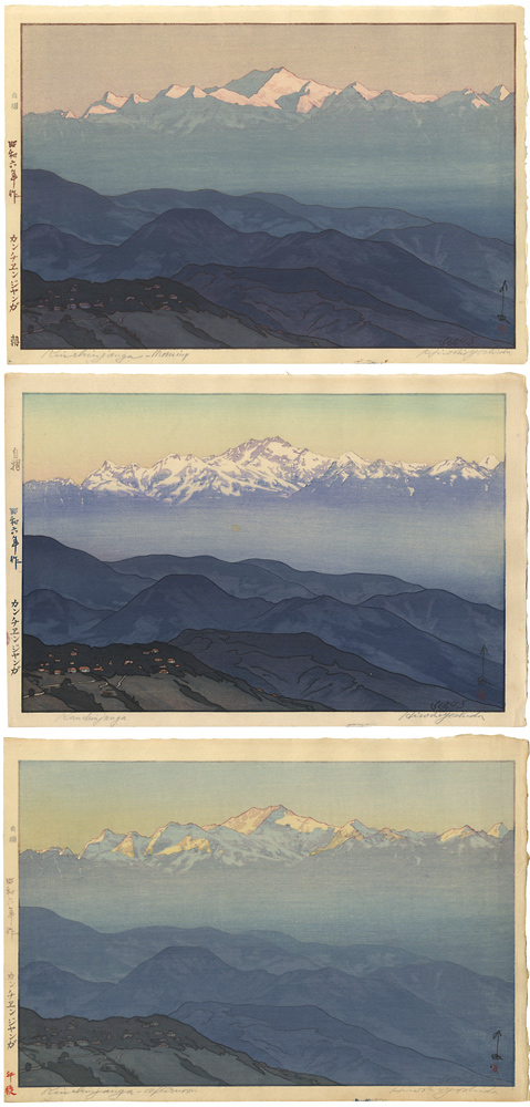 Yoshida Hiroshi “Set of the Kanchenjunga”