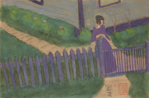 川上澄生「自筆画稿」