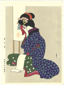 竹久夢二「春の宵」