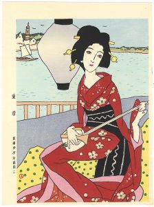 竹久夢二「蘭燈」