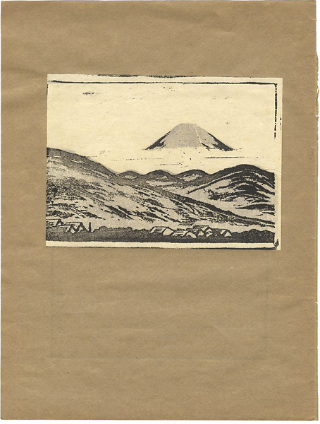蓬田兵衛門「富士遠望」