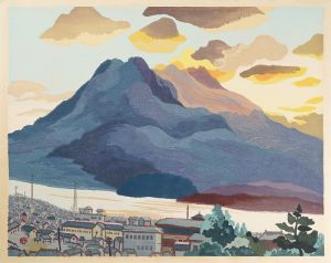 前田藤四郎「桜島」