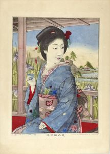 Kuryu Rintaro / Beauty in the Iris Garden at Horikiri [美人堀切遊]