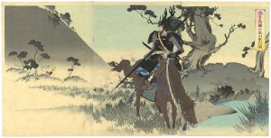 年方「本多忠勝小牧山軍功図」