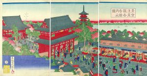 Kuniteru III / Asakusa Kannon Temple [東京浅草観世音境内之図]