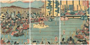 芳虎「鎌倉星月夜」