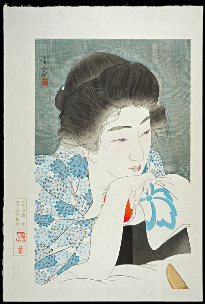 鳥居言人「朝寝髪」