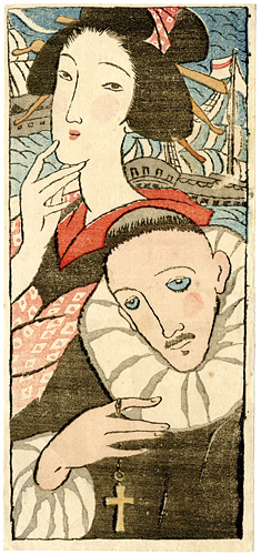 Takehisa Yumeji “Women Missionaries ; Maria Kannon from the Magazine The Ladies' Graphic (Fujin Gurafu) ”
