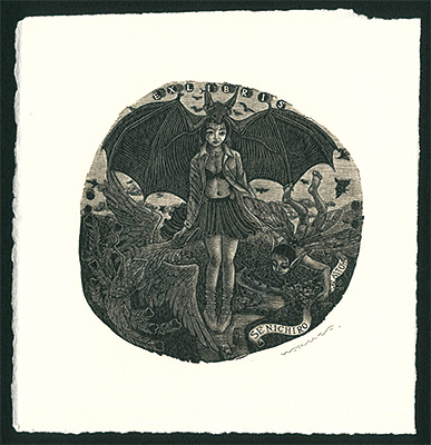Wakuta Toshiyuki “Ex Libris / Temptation of St Virgin IV”