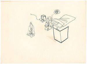 おおば比呂司「自筆画稿」