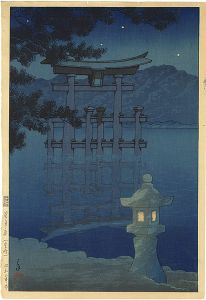 Souvenirs of Travel, Third Series / Starlight Night, Miyajima