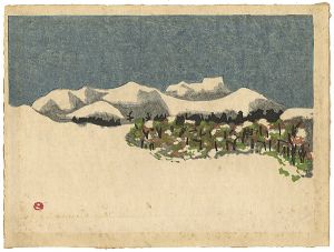 高原雪景