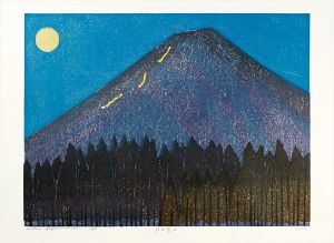 Hagiwara Hideo / Mt.Fuji with Full Moon
