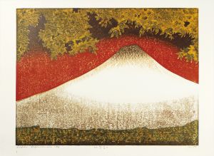 Hagiwara Hideo / Mt. Fuji Surrounded by Autumn Leaves