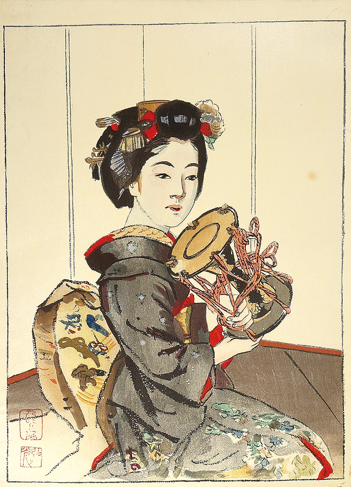 Nakazawa Hiromitsu “An Apprentice Geisha (Maiko)”