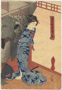 Kunisada I / Secret Meetings by Monlight	 [月の陰忍逢ふ夜]