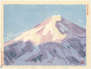 Fukazawa Sakuichi / 100 Views of New Japan / Back of Fuji