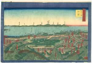 貞秀「大日本國郡名所　陸奥ノ北國　松前」